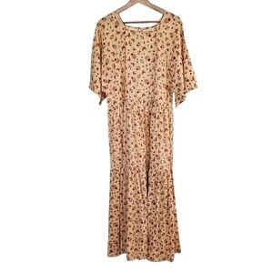 Christy Dawn Theo Dress Butterfly Garnet Sz Petit XS